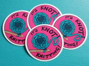 Knot Knitting Crochet Stickers