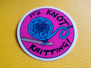 Knot Knitting Crochet Stickers