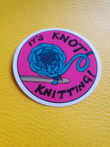 Knot Knitting Crochet Stickers