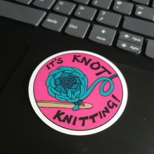 Knot Knitting Crochet Stickers