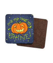 Load image into Gallery viewer, Halloween Pumpkin Coasters - Hashley Art