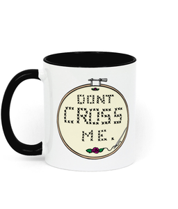 Cross Stitch Mug, embroidery gift mugs. - Hashley Art