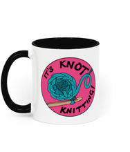 Load image into Gallery viewer, Crochet Mug, It&#39;s knot knitting crafters mug, crocheter gift. - Hashley Art