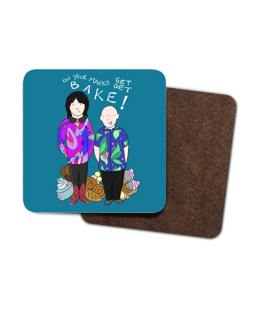 Great British Bake Off Hardboard Coaster, Great British Baking Show Gifts