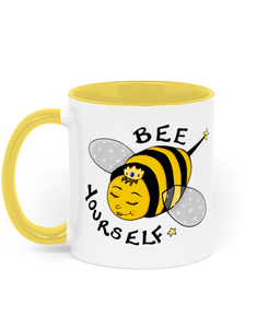 Bee Yourself Mug, Queen Bee cute mugs