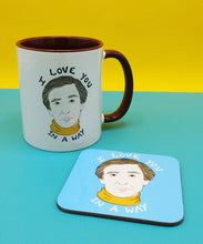 Load image into Gallery viewer, Alan Partridge Love Mug &amp; Coaster Gift Set