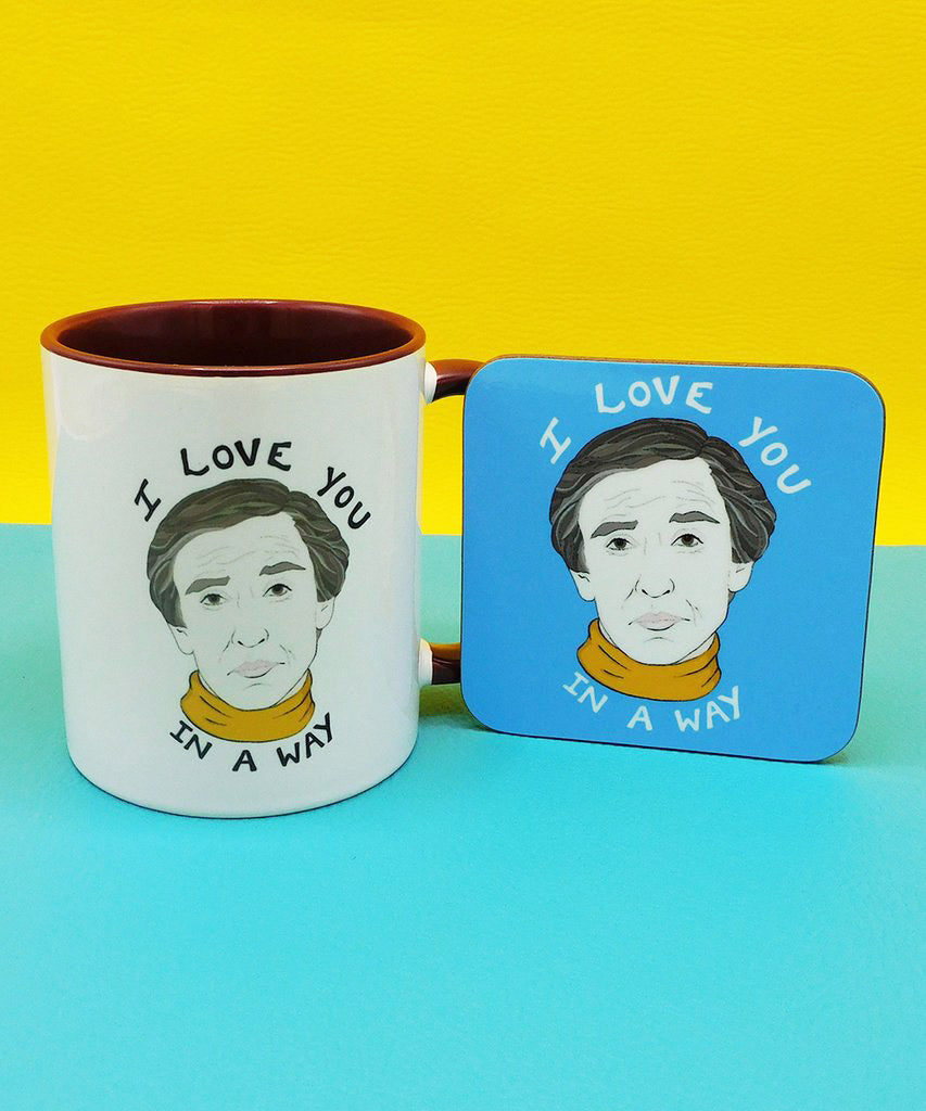 Alan Partridge Love Mug & Coaster Gift Set