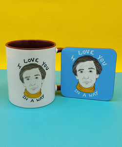 Alan Partridge Love Mug & Coaster Gift Set