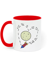 Load image into Gallery viewer, Love You to the Moon and Back Mugs, Valentines Gift Mug