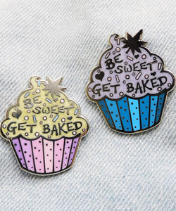 Get Baked Enamel Pins