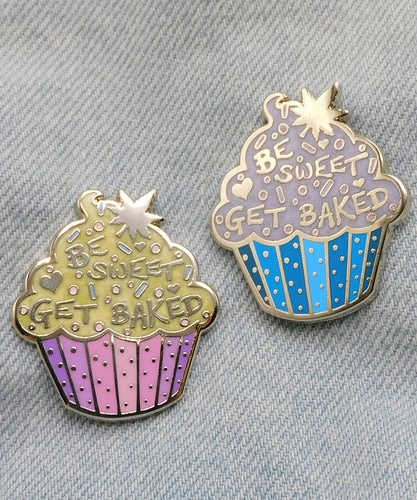 Get Baked Enamel Pins