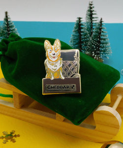 Cap'n Cheddar Enamel Pin