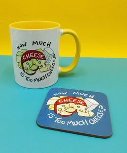 How much Cheese Mug & Coaster Set