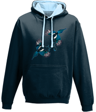 Load image into Gallery viewer, Two for Joy Magpies Navy/Blue Hoodie, unisex cosy hooded top