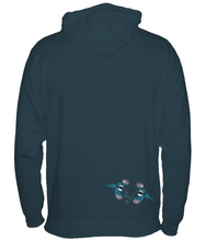 Load image into Gallery viewer, Two for Joy Magpies Navy/Blue Hoodie, unisex cosy hooded top