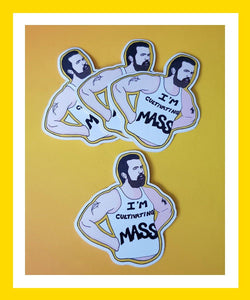 Mac Cultivating Mass Vinyl Stickers - Hashley Art