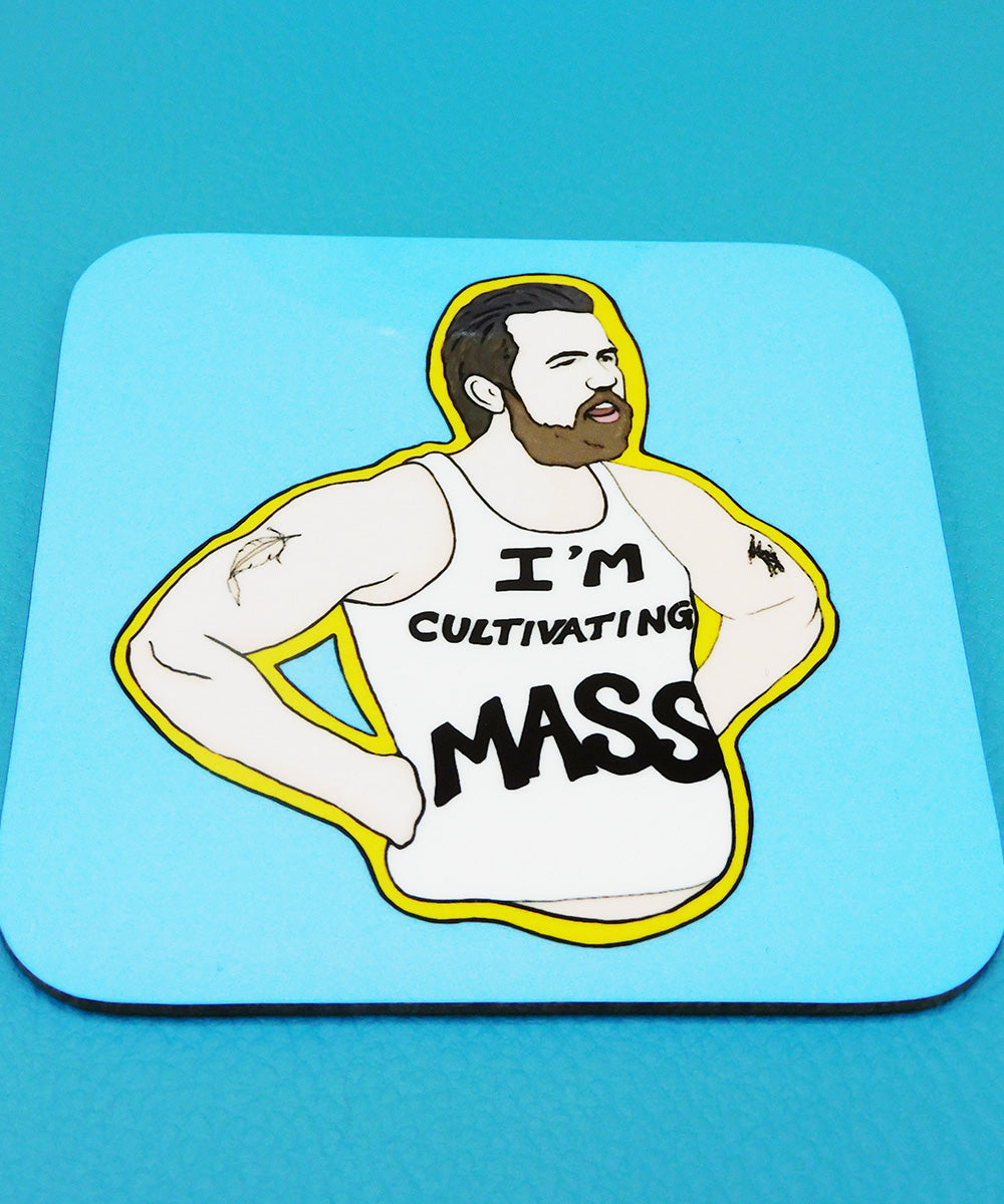 Always Sunny Mac Cultivating Mass Coaster Set