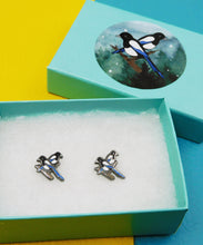 Load image into Gallery viewer, Magpies Two for Joy Earrings