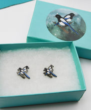 Load image into Gallery viewer, Magpies Two for Joy Earrings