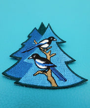 Load image into Gallery viewer, Two for Joy Magpies Embroidered Patch