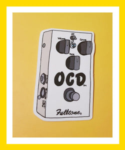 Fulltone OCD vinyl sticker - Hashley Art