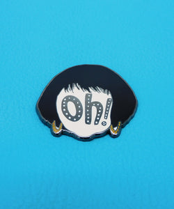 Nessa Oh! Enamel Pin Badge