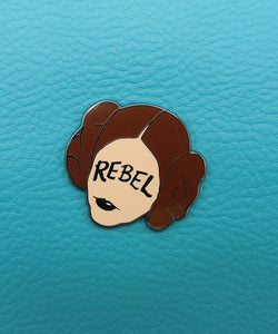 Princess Leia Galactic Rebel Pin Badge