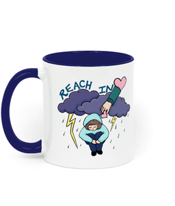 Reach In Mental Health Support Mug - Hashley Art