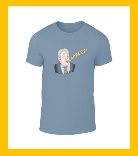 John Bercow Keeping Order Unisex Tee - 3 colours - Hashley Art