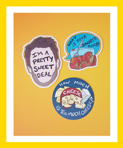 It's Always Sunny in Philadelphia Fan Art Gifts, enamel pins, badges, earrings, mugs, and gifts, at hahsleyart.com