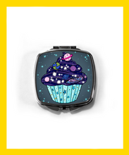 Load image into Gallery viewer, Space cake cute compact mirror- Hashley Art