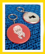 Load image into Gallery viewer, Jeremy Corbyn Keyring - Hashley Art