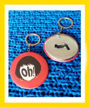 Load image into Gallery viewer, Nessa Bottle Opener Keyring - Hashley Art