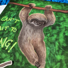 Load image into Gallery viewer, Sloth Greeting Card with Sticker - Hashley Art