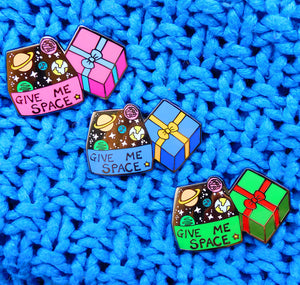 Give Me Space Enamel Pins