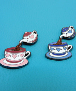 Pot o' Tea Enamel Pin Badge